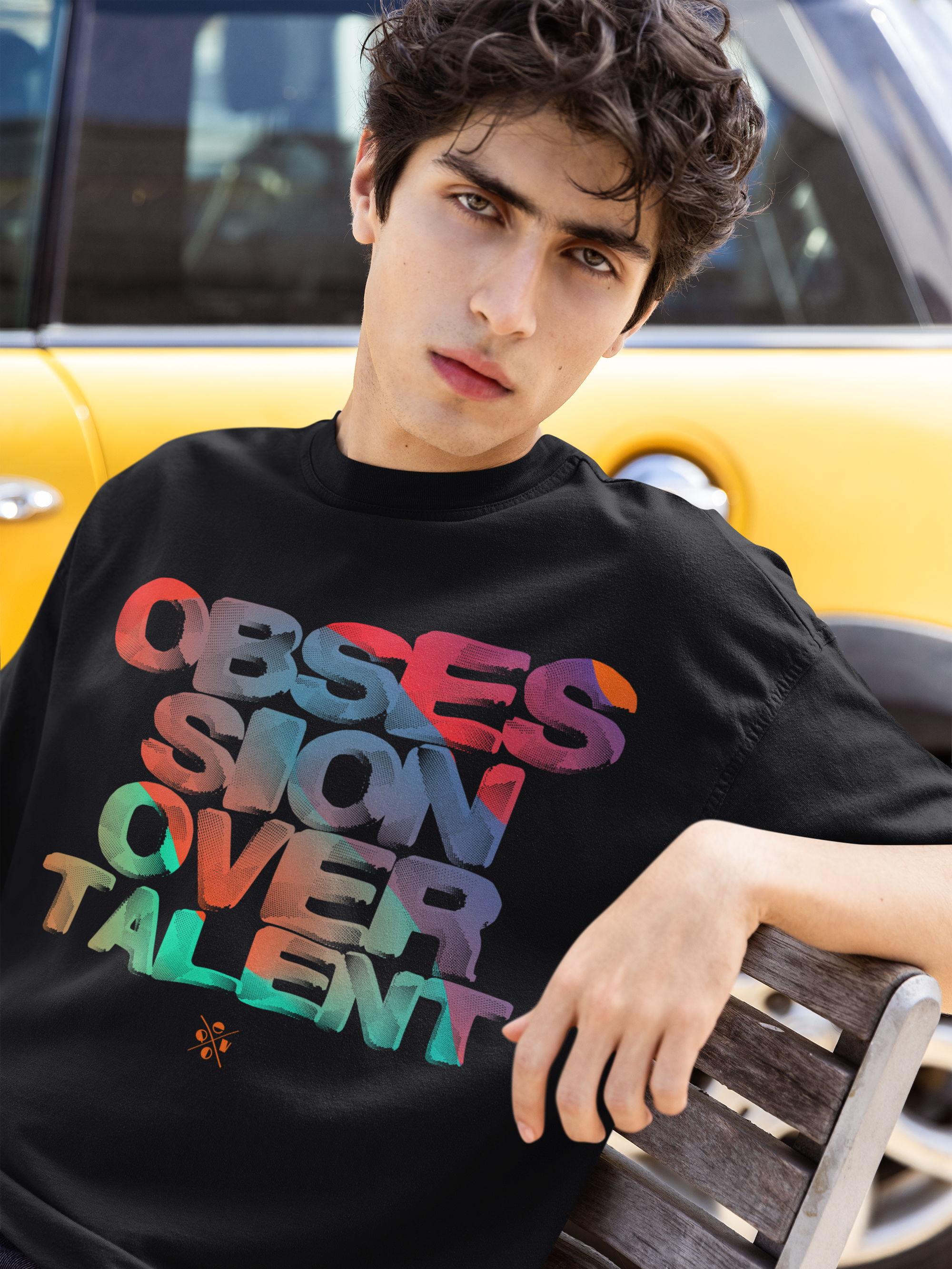 Obsession Over Talent Unisex Terry Oversized Tee