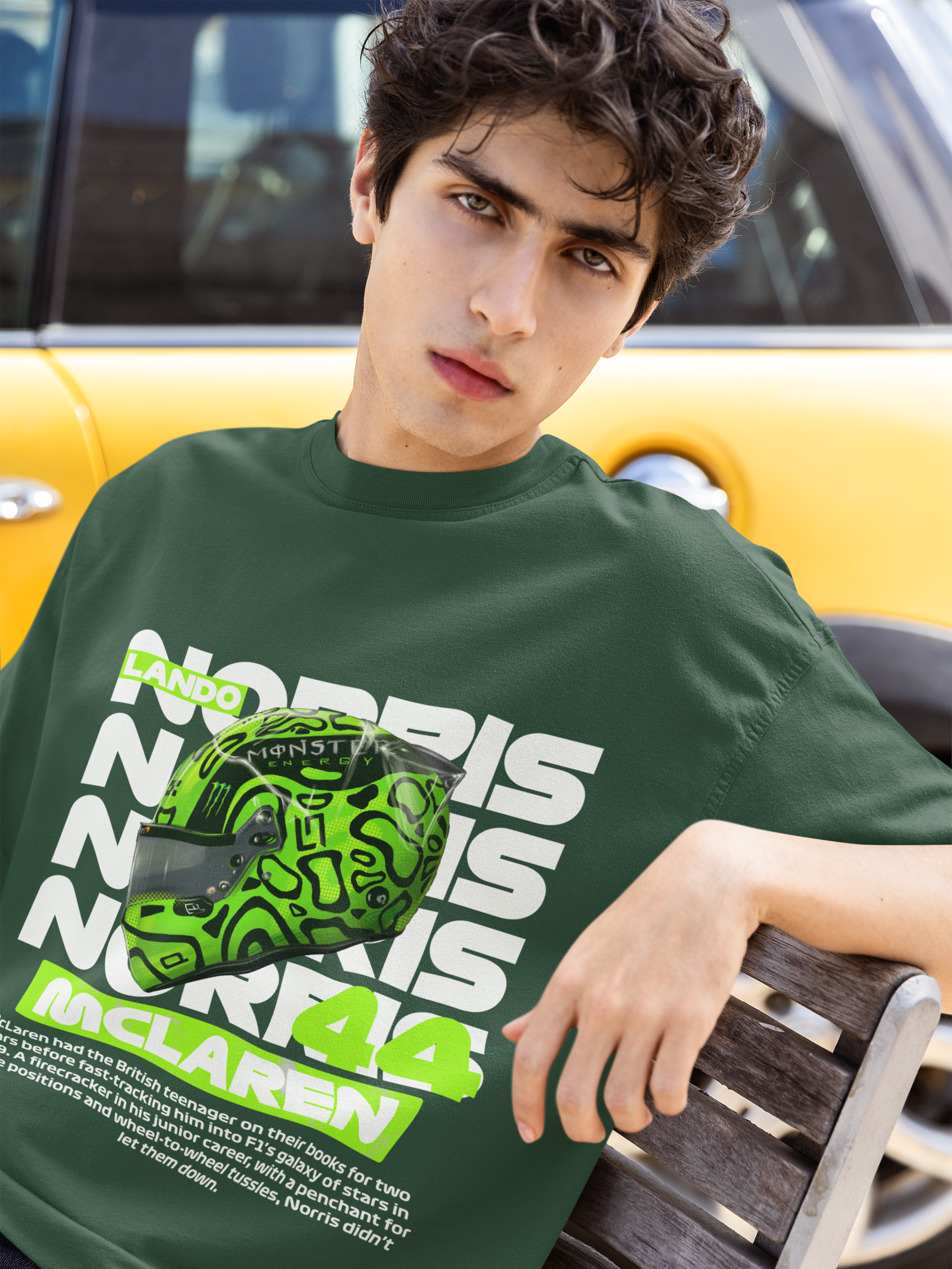 MCLAREN Unisex Terry Oversized Tee