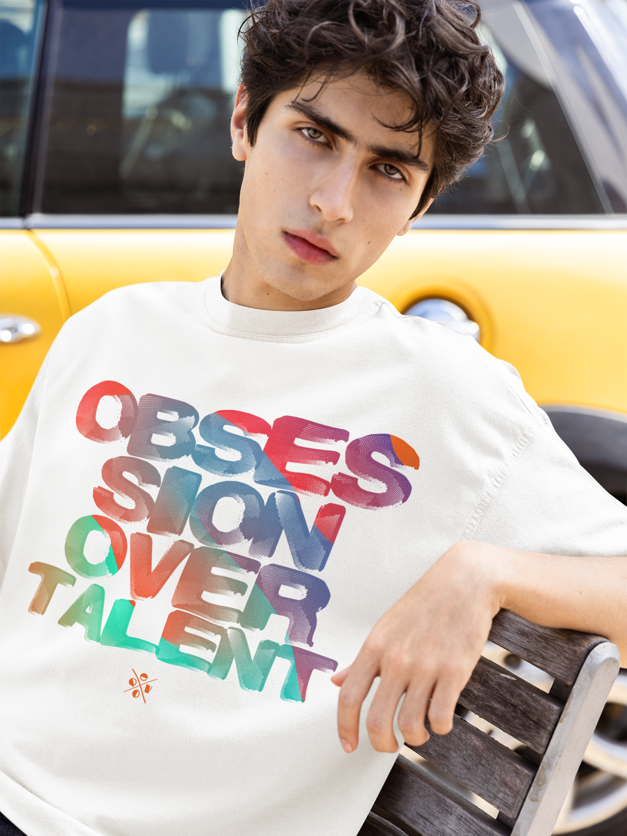 Obsession Over Talent Unisex Terry Oversized Tee