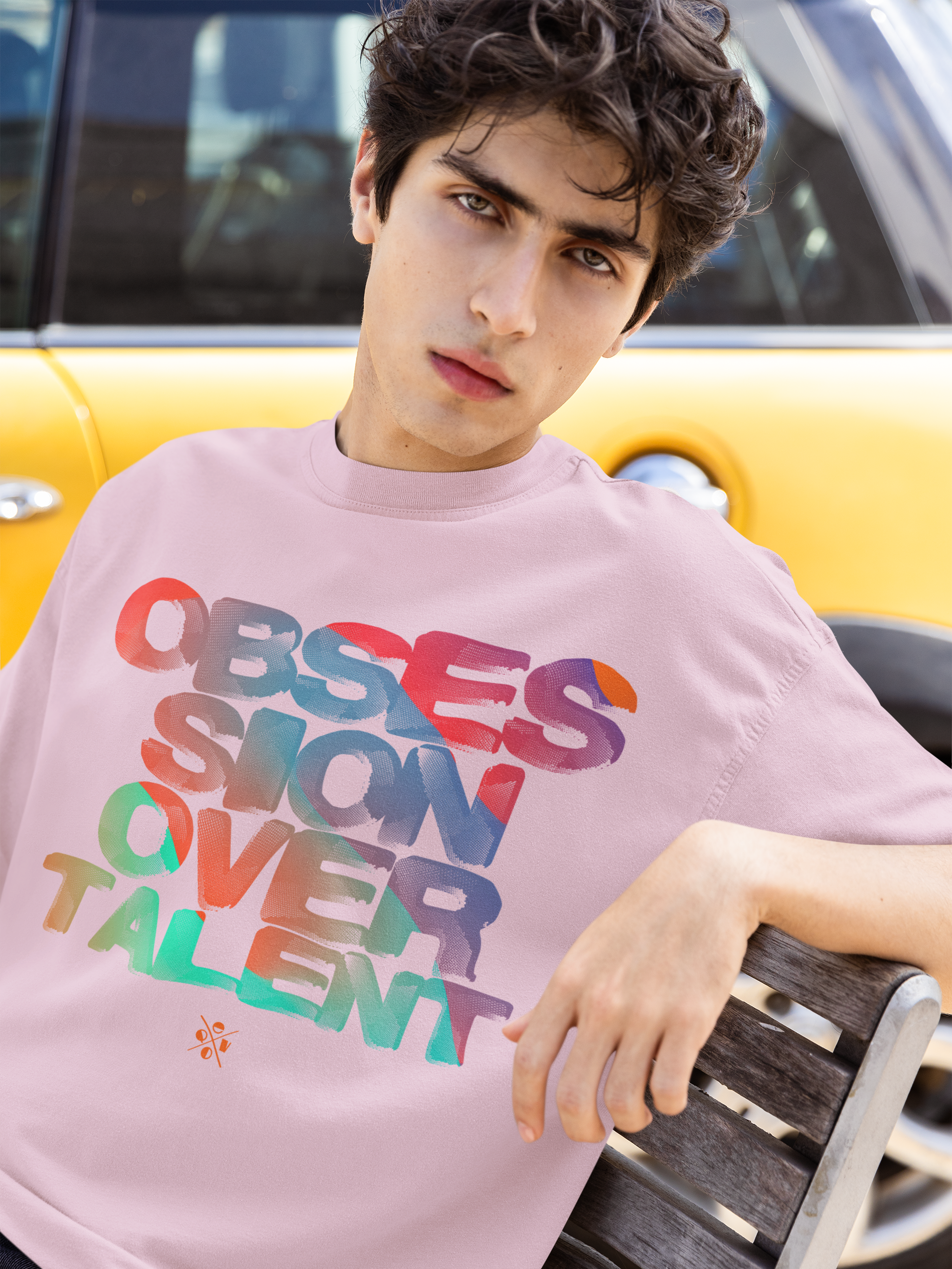 Obsession Over Talent Unisex Terry Oversized Tee