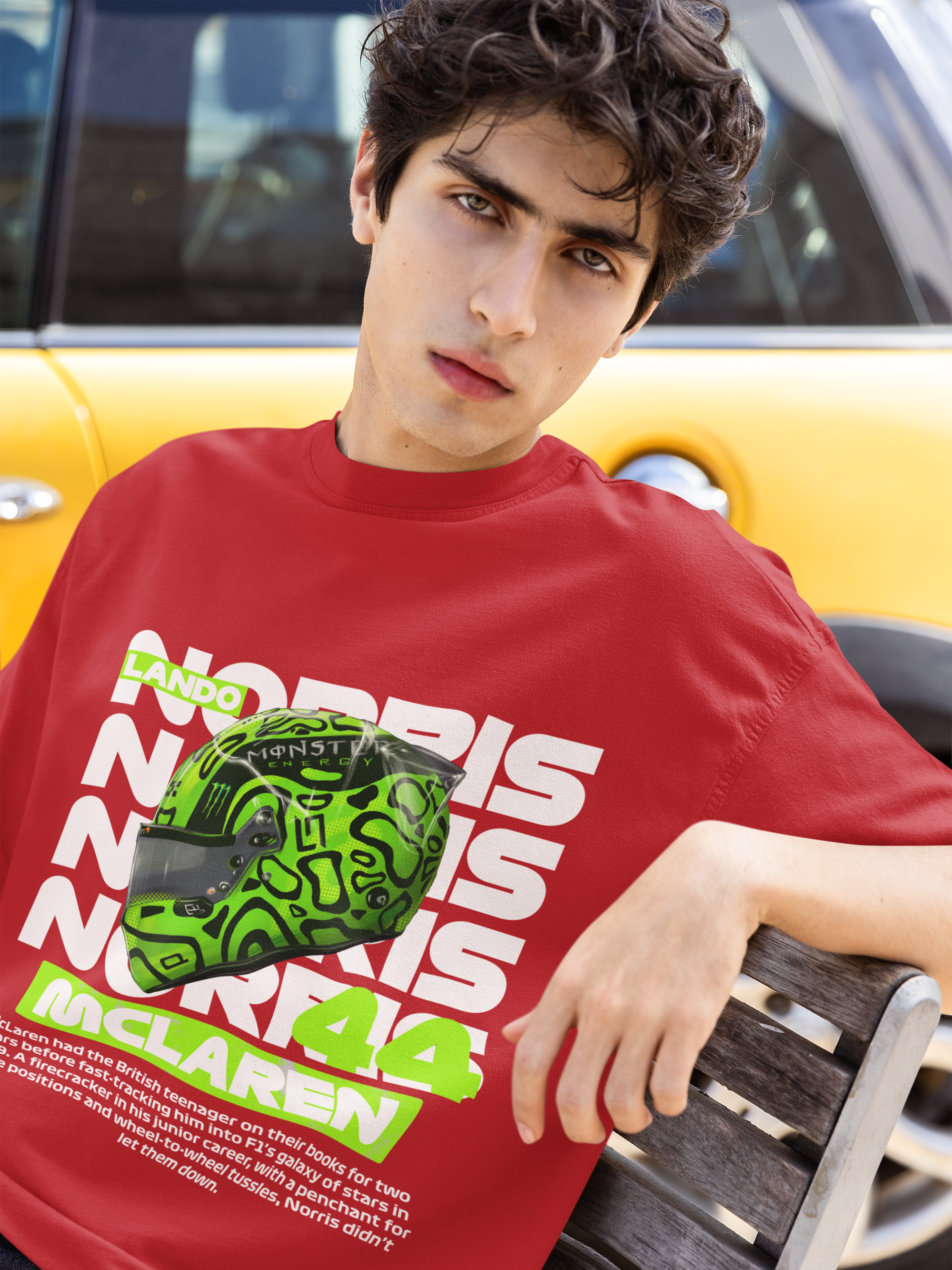 MCLAREN Unisex Terry Oversized Tee