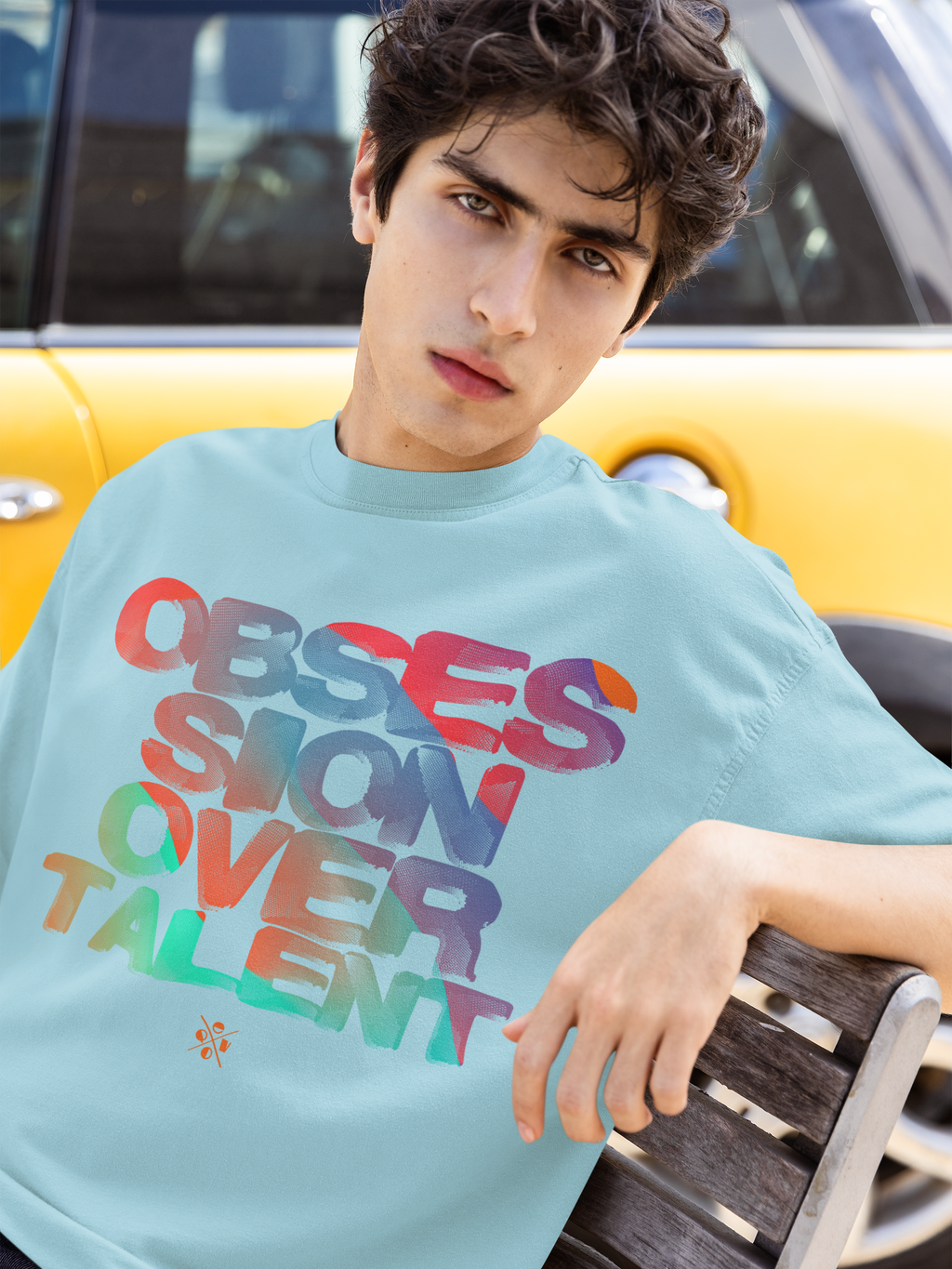 Obsession Over Talent Unisex Terry Oversized Tee