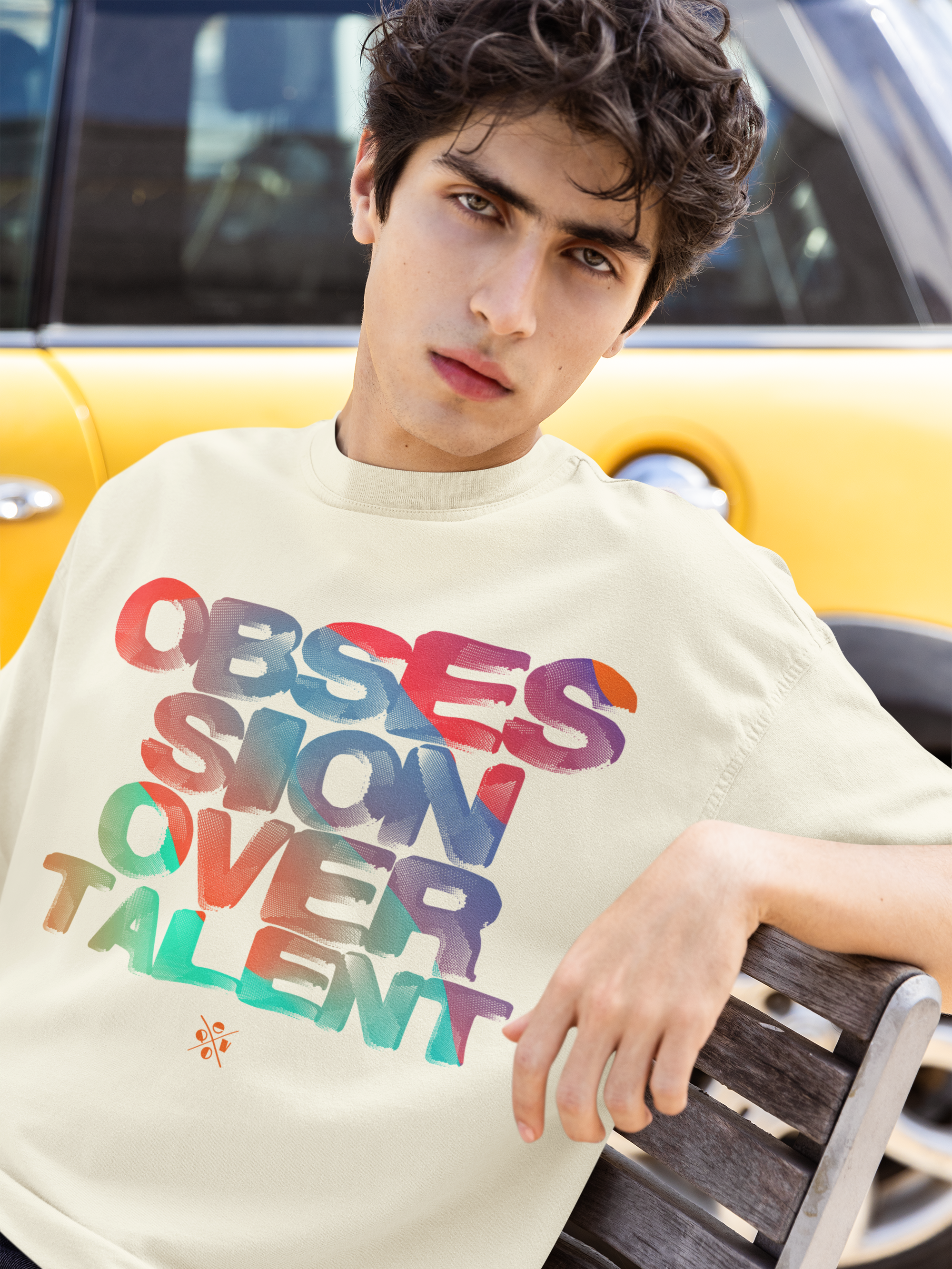 Obsession Over Talent Unisex Terry Oversized Tee