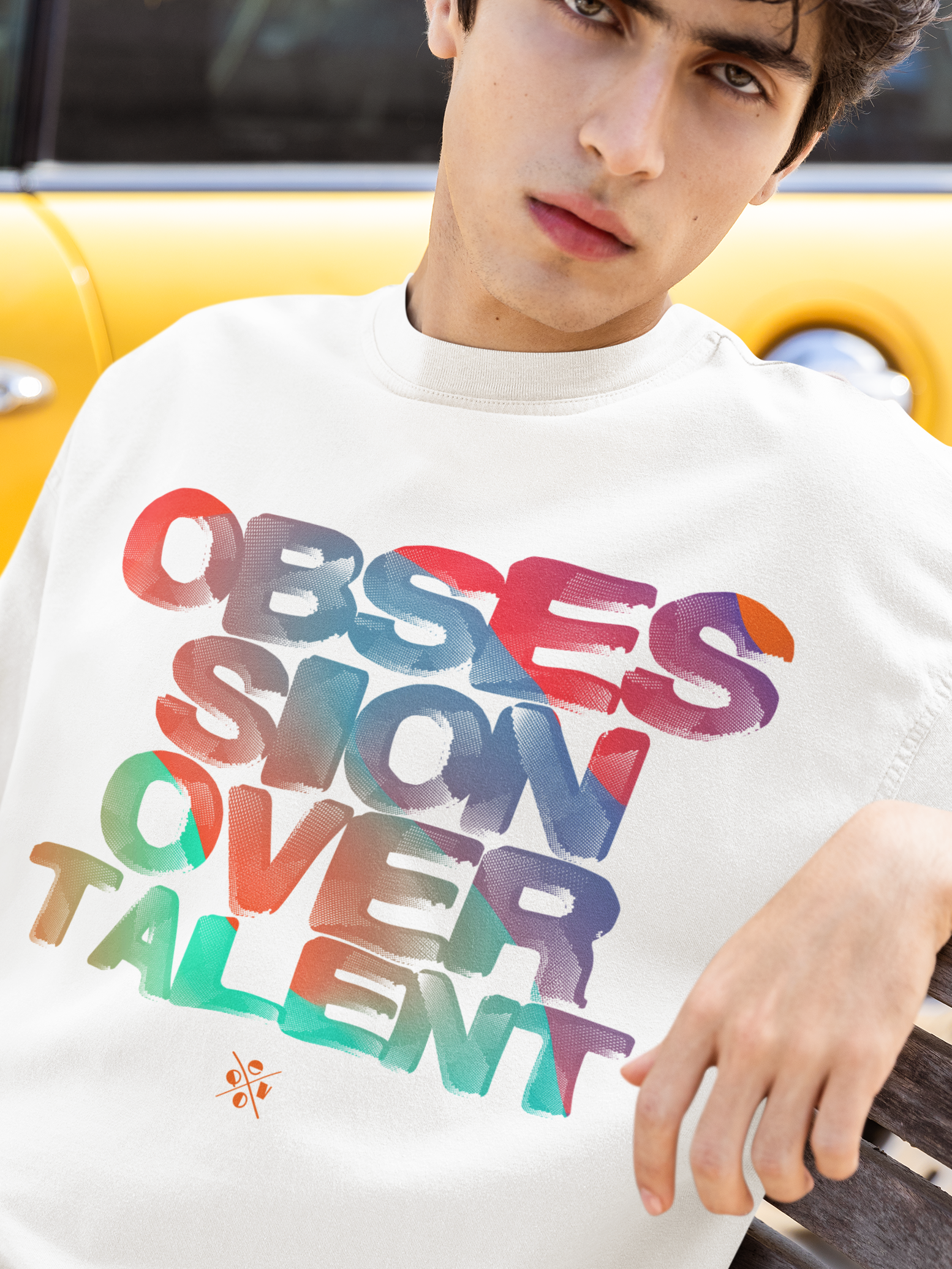 Obsession Over Talent Unisex Terry Oversized Tee