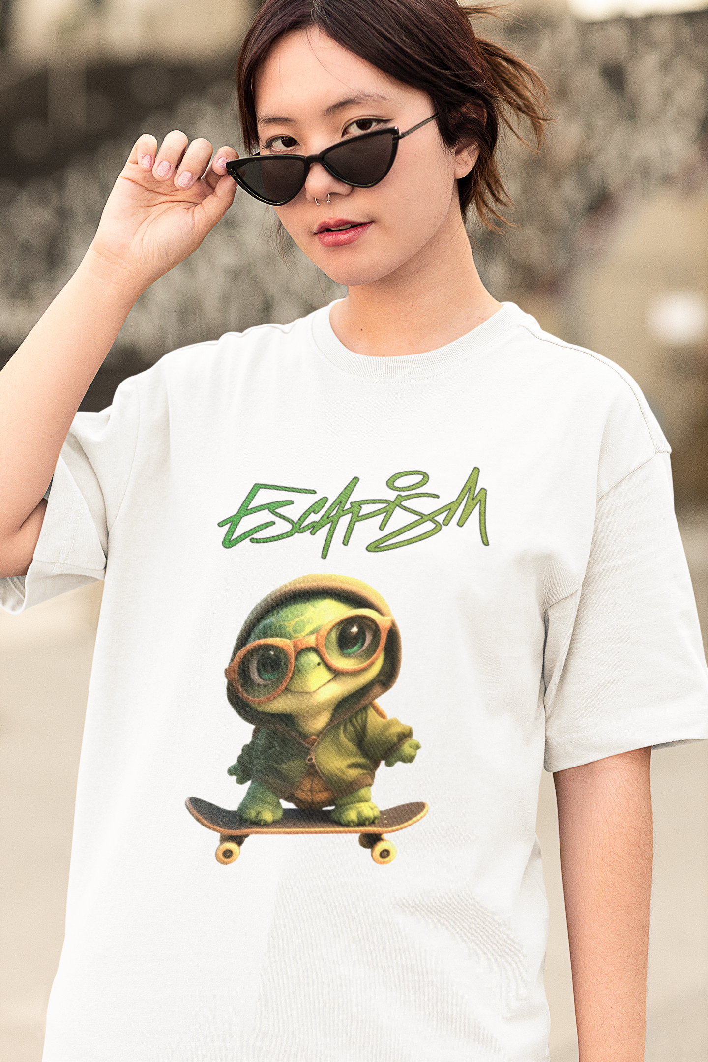 Escapism Unisex Terry Oversized Tee