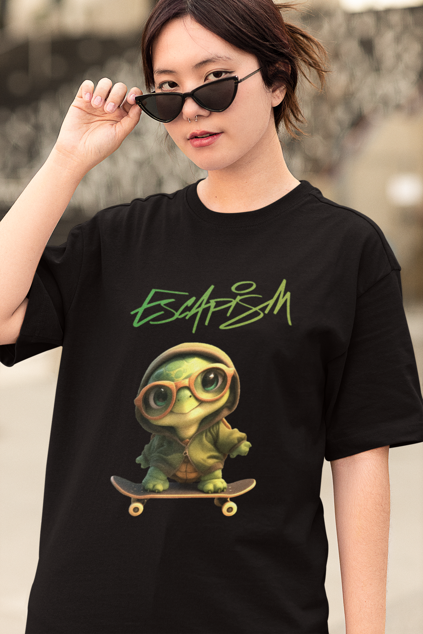 Escapism Unisex Terry Oversized Tee