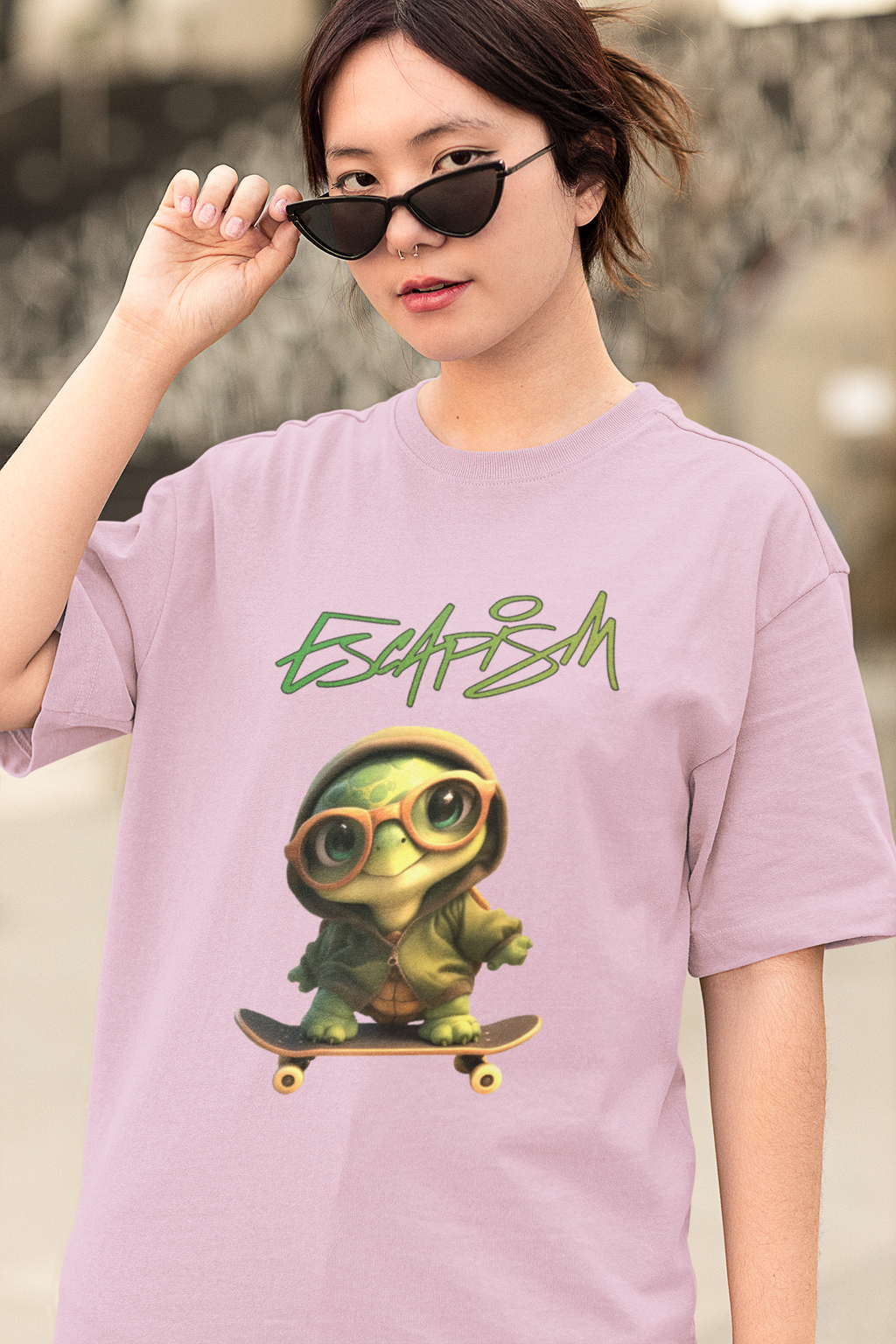 Escapism Unisex Terry Oversized Tee