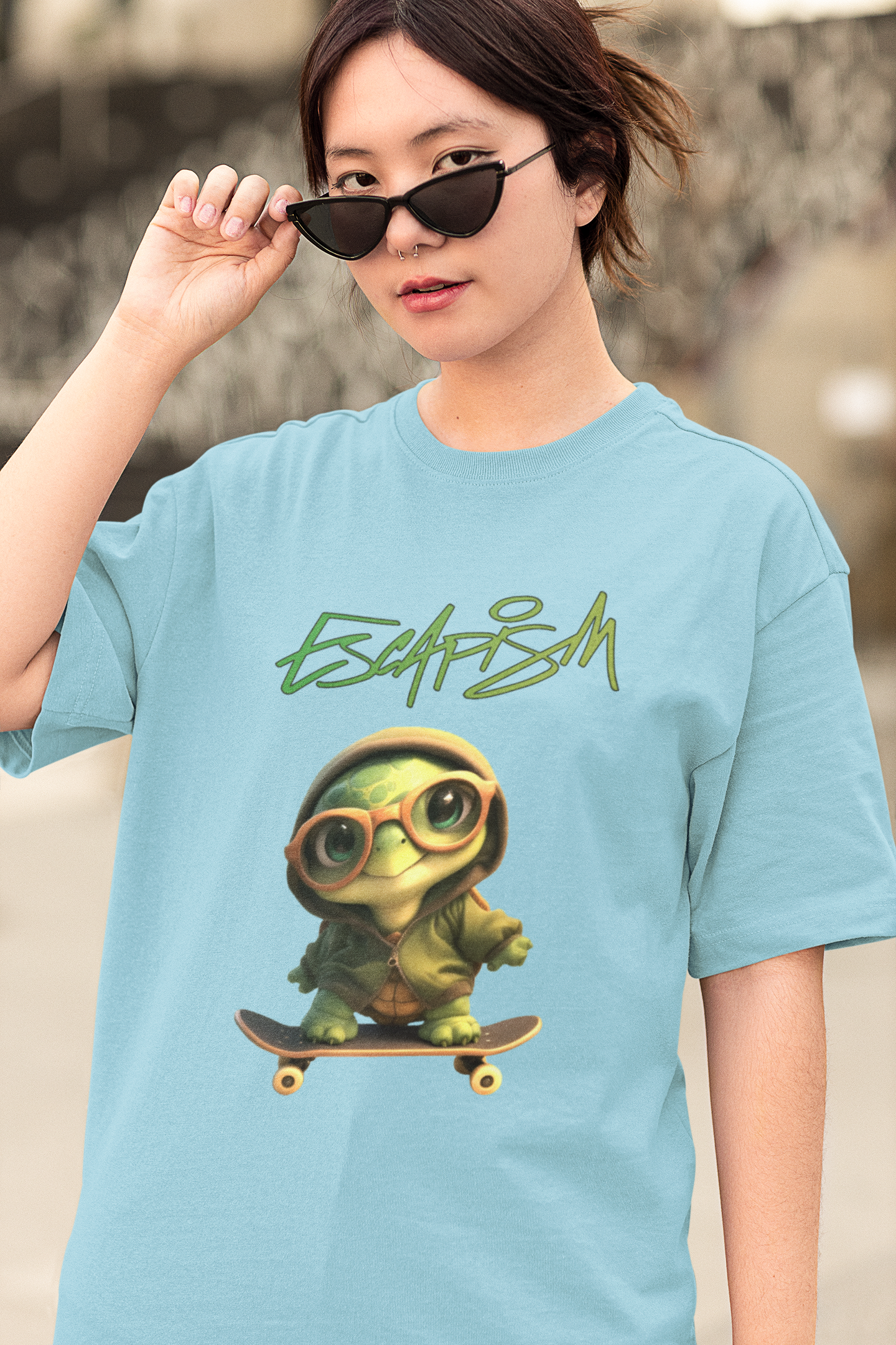 Escapism Unisex Terry Oversized Tee