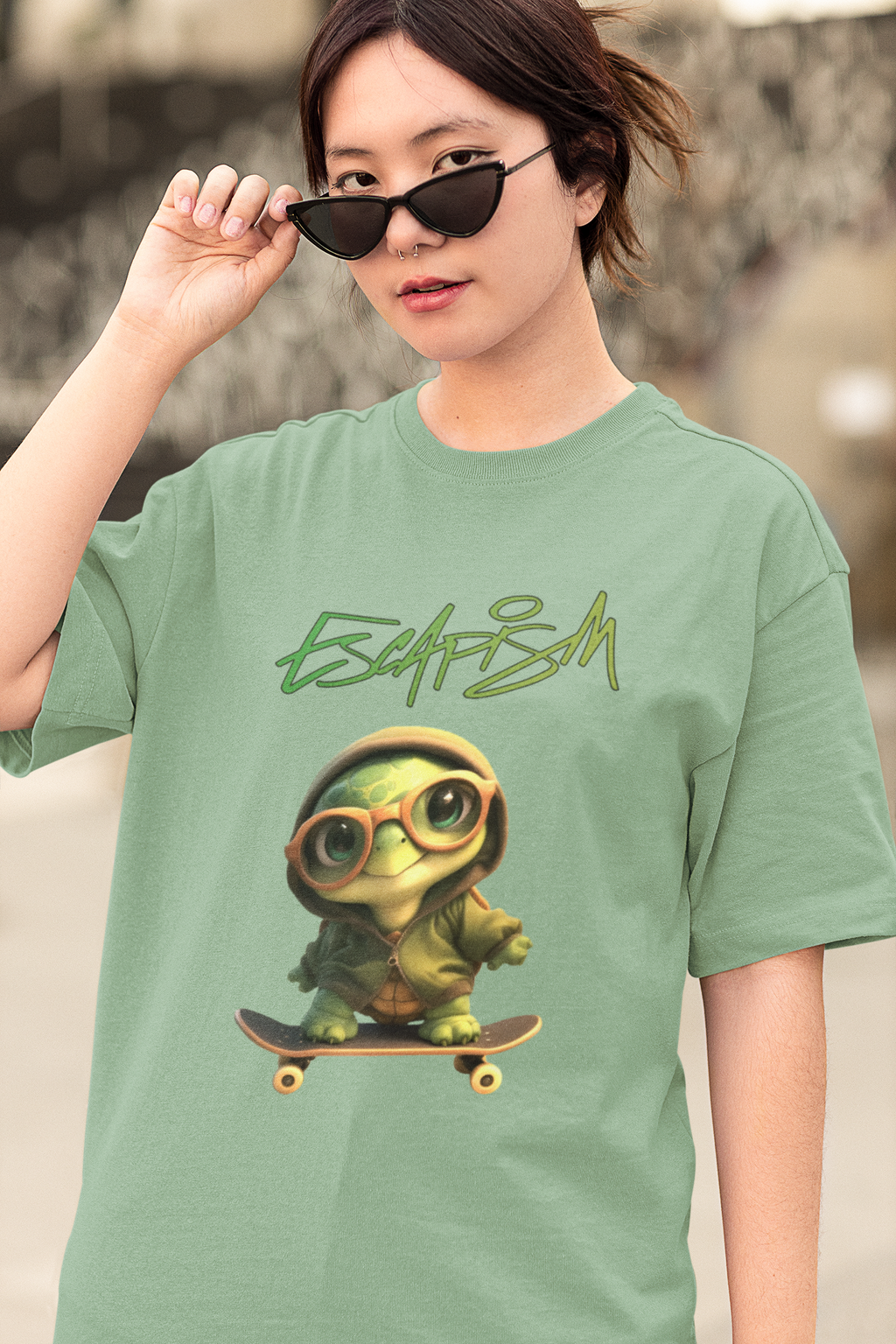 Escapism Unisex Terry Oversized Tee