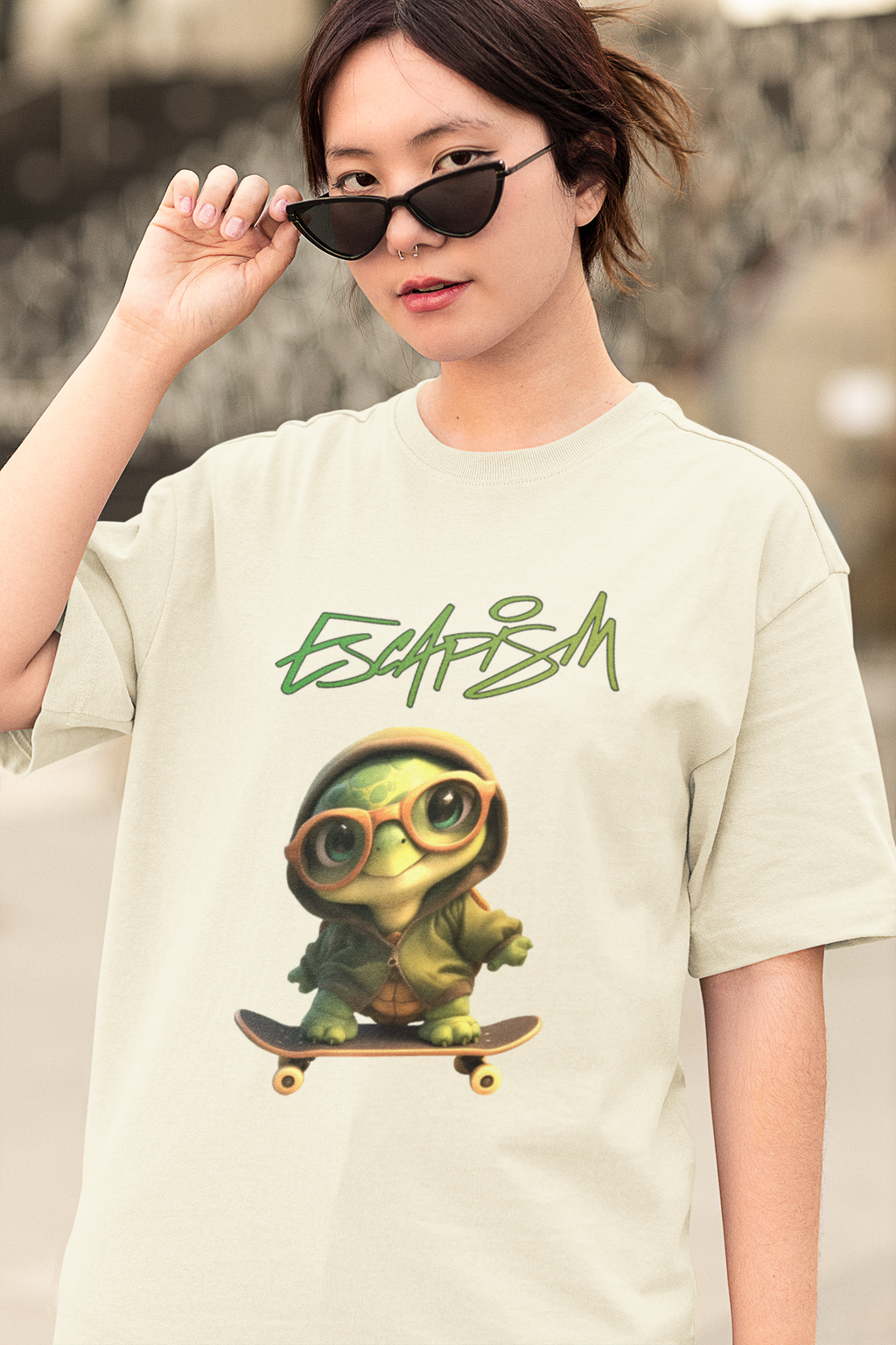 Escapism Unisex Terry Oversized Tee