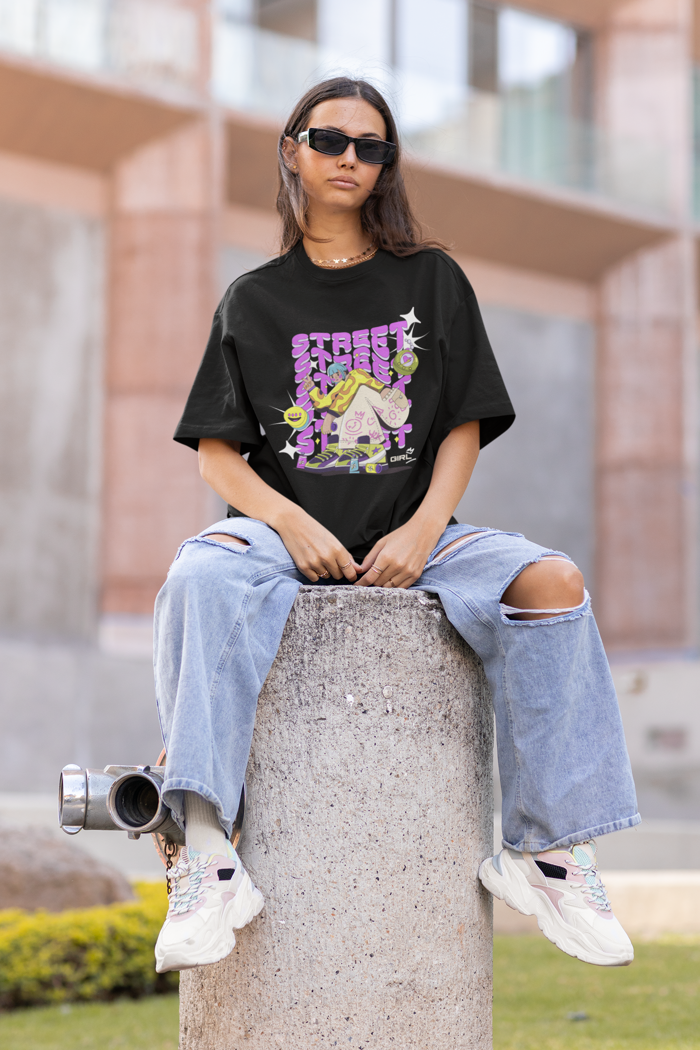 Street Unisex Terry Oversized Tee