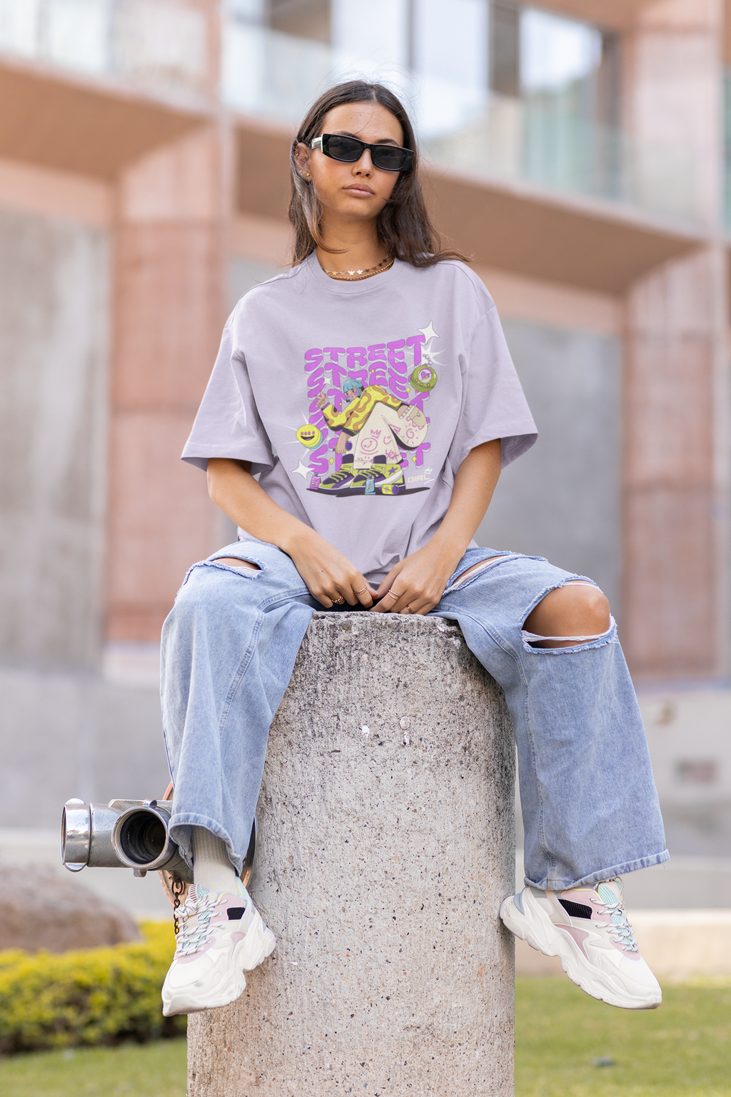 Street Unisex Terry Oversized Tee