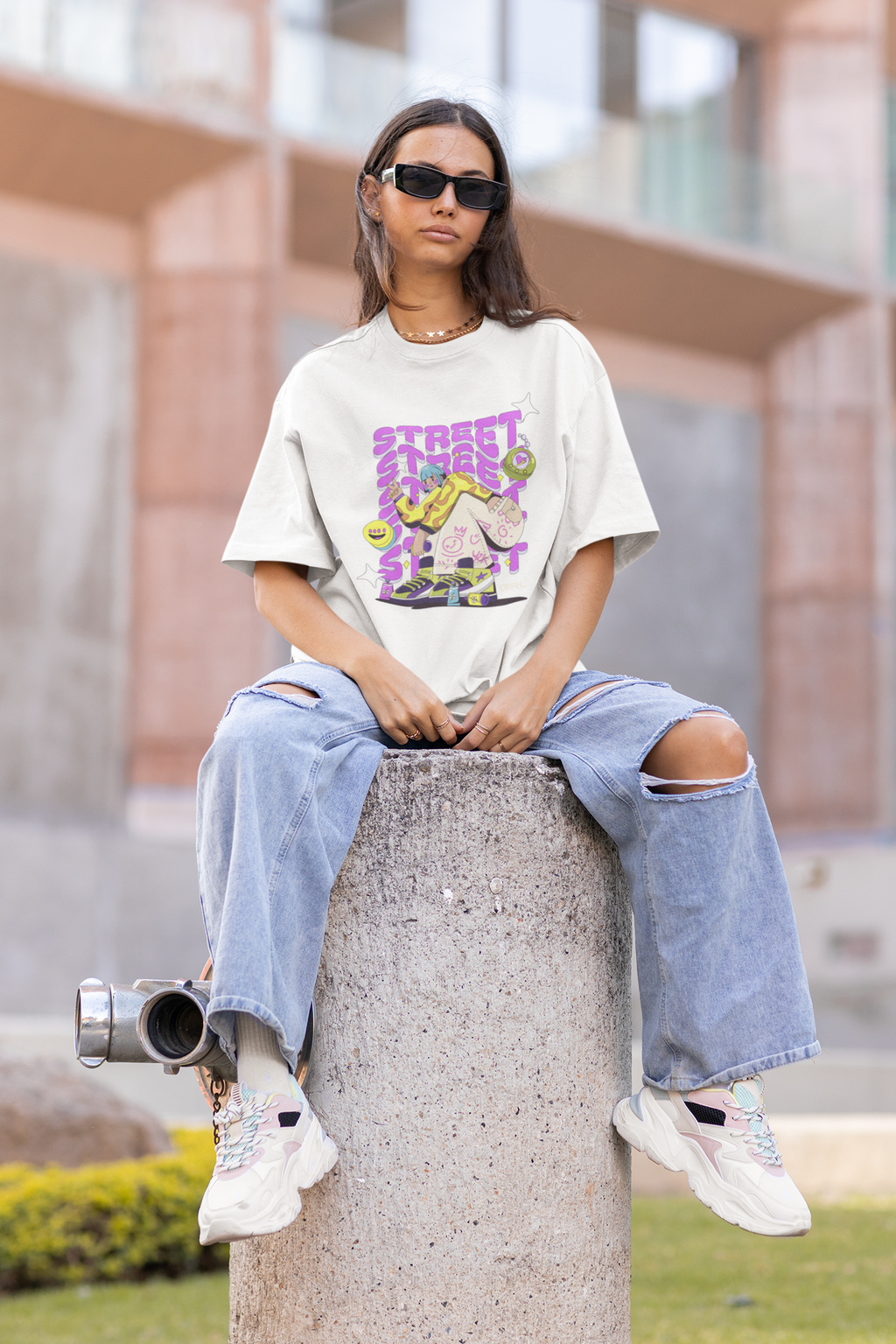 Street Unisex Terry Oversized Tee