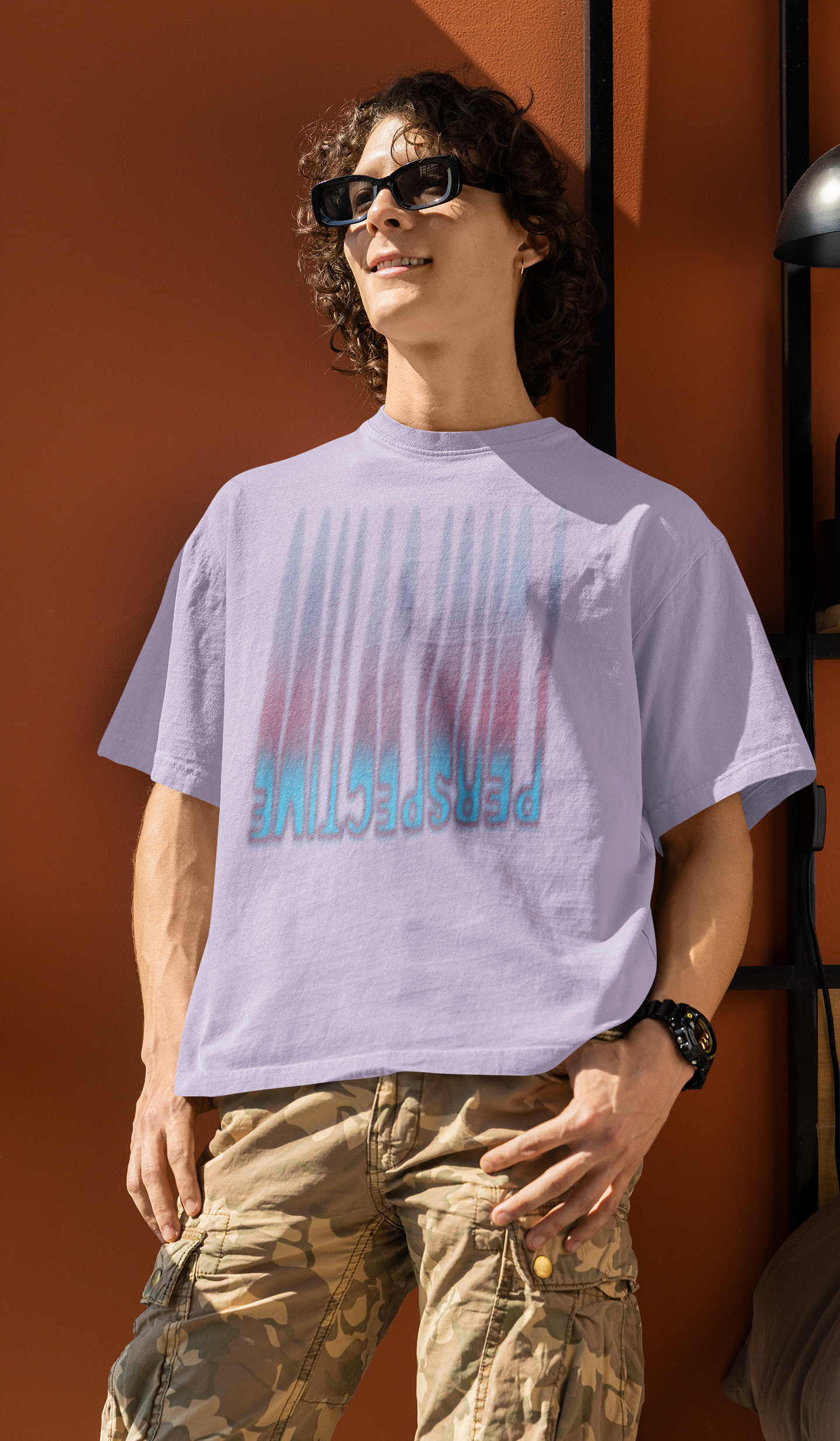 Perspective Unisex Terry Oversized Tee