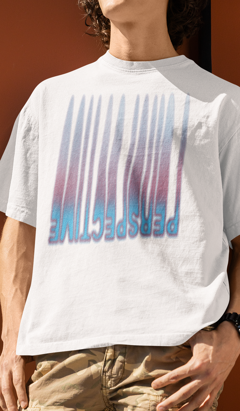 Perspective Unisex Terry Oversized Tee