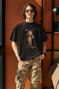 Life Begins After Coffee Unisex Terry Oversized Tee