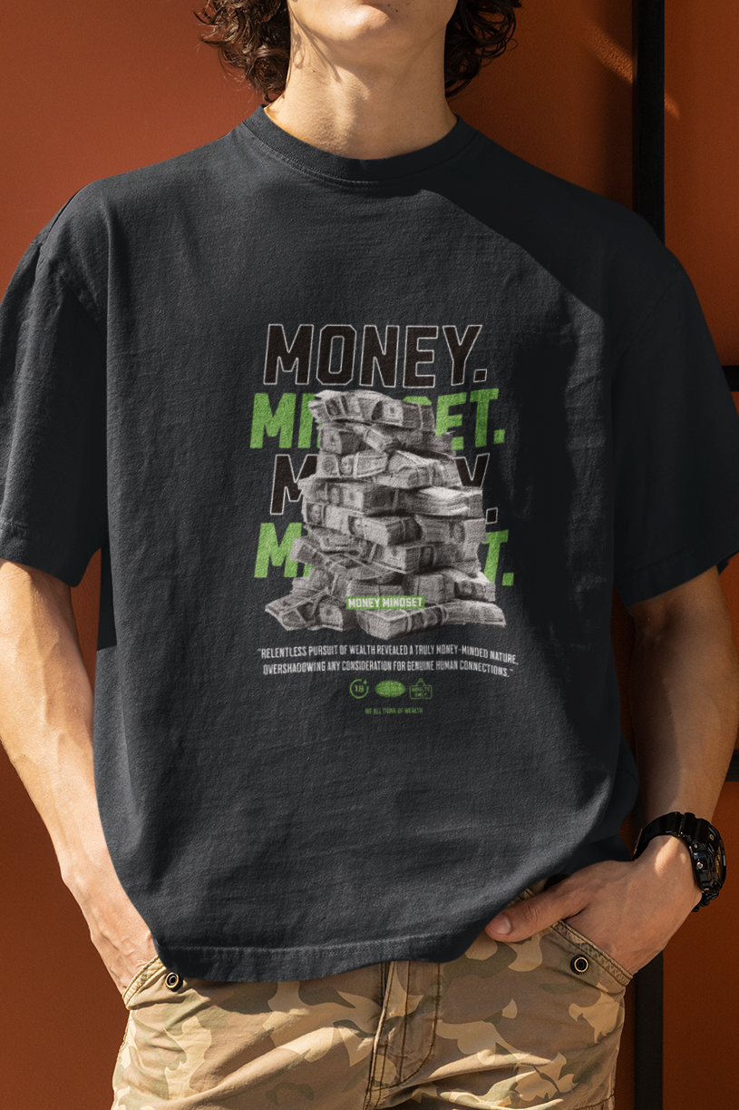 Money Magnet Unisex Terry Oversized Tee