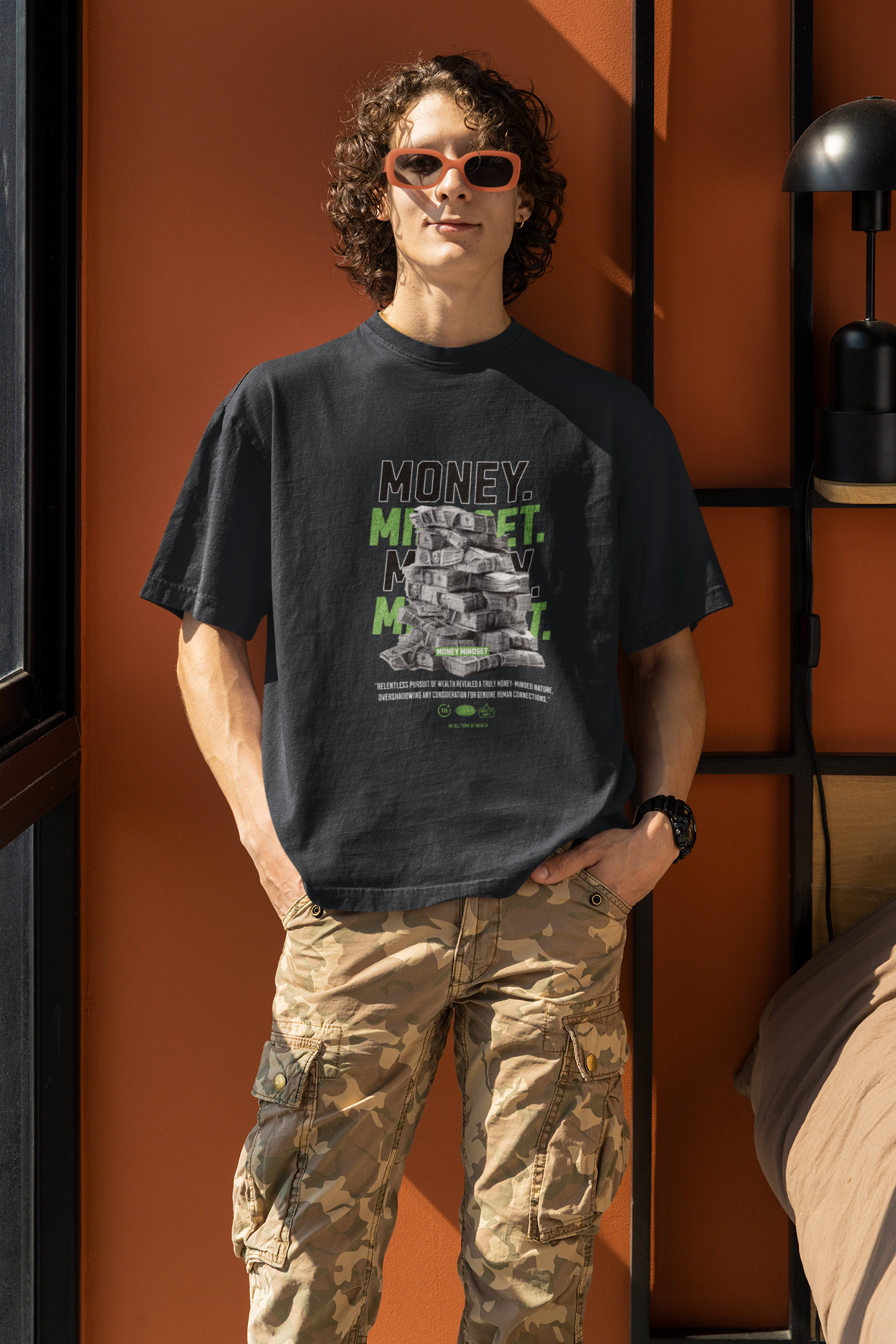 Money Magnet Unisex Terry Oversized Tee