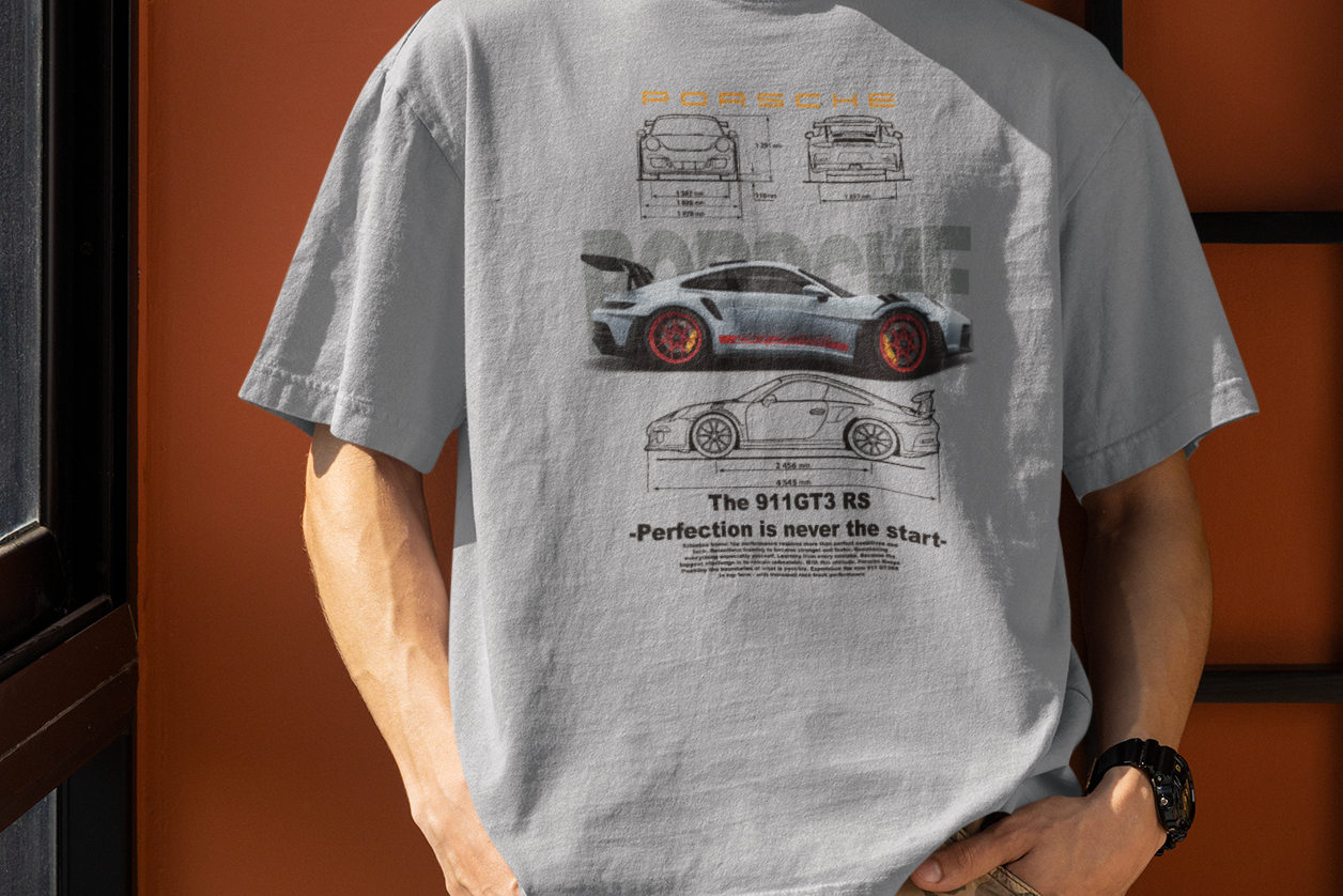 Porsche 911GT Unisex Oversized Classic T-Shirt