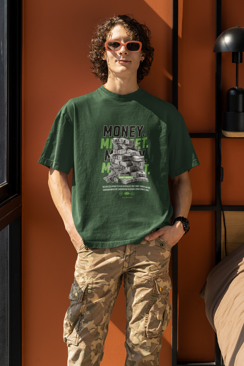 Money Magnet Unisex Terry Oversized Tee