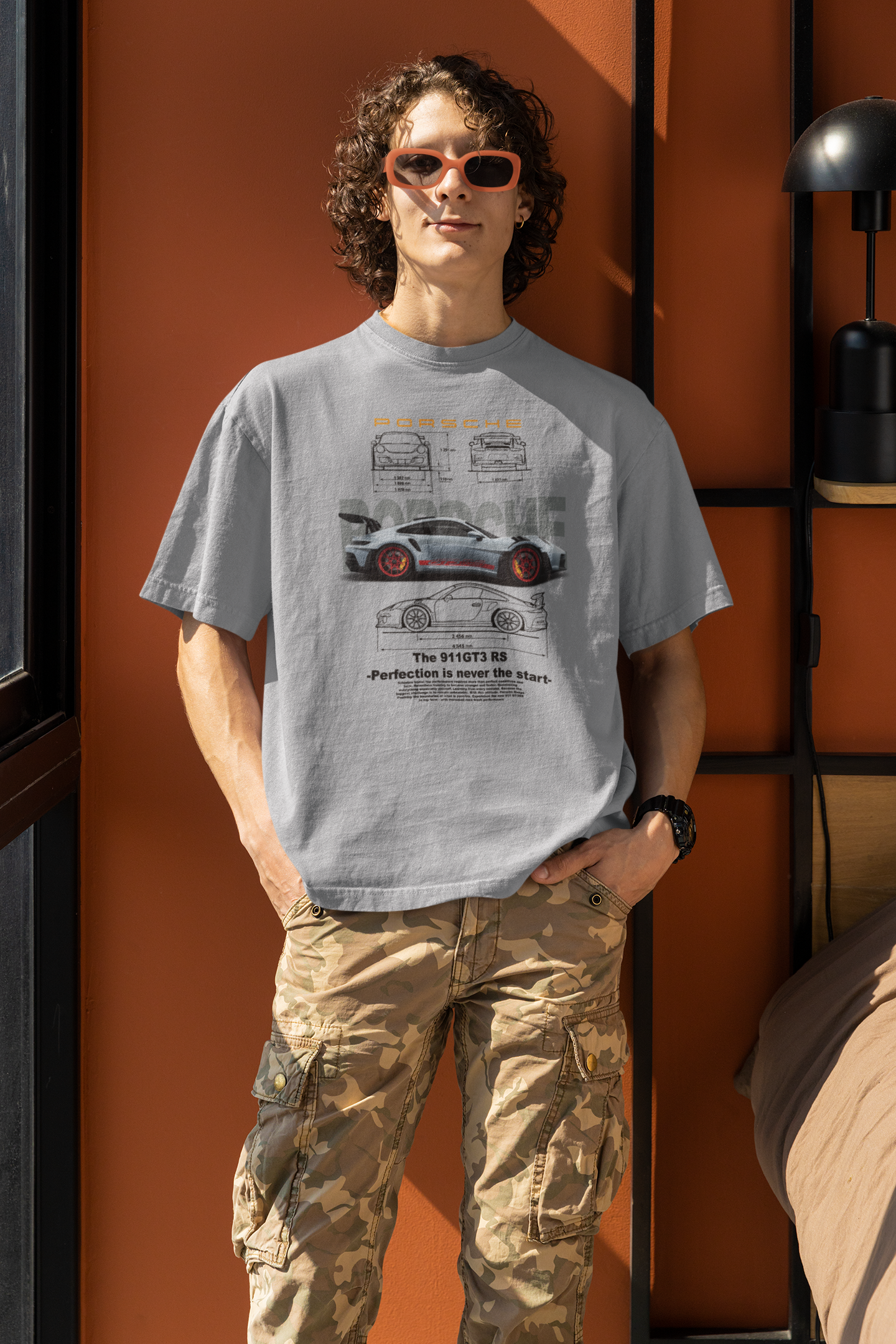Porsche 911GT Unisex Oversized Classic T-Shirt