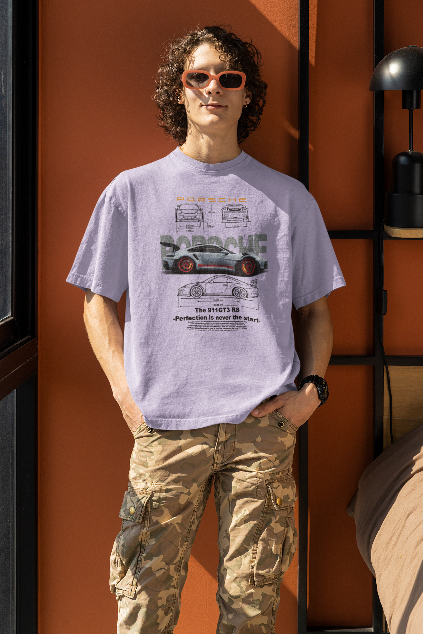 Porsche 911GT Unisex Oversized Classic T-Shirt