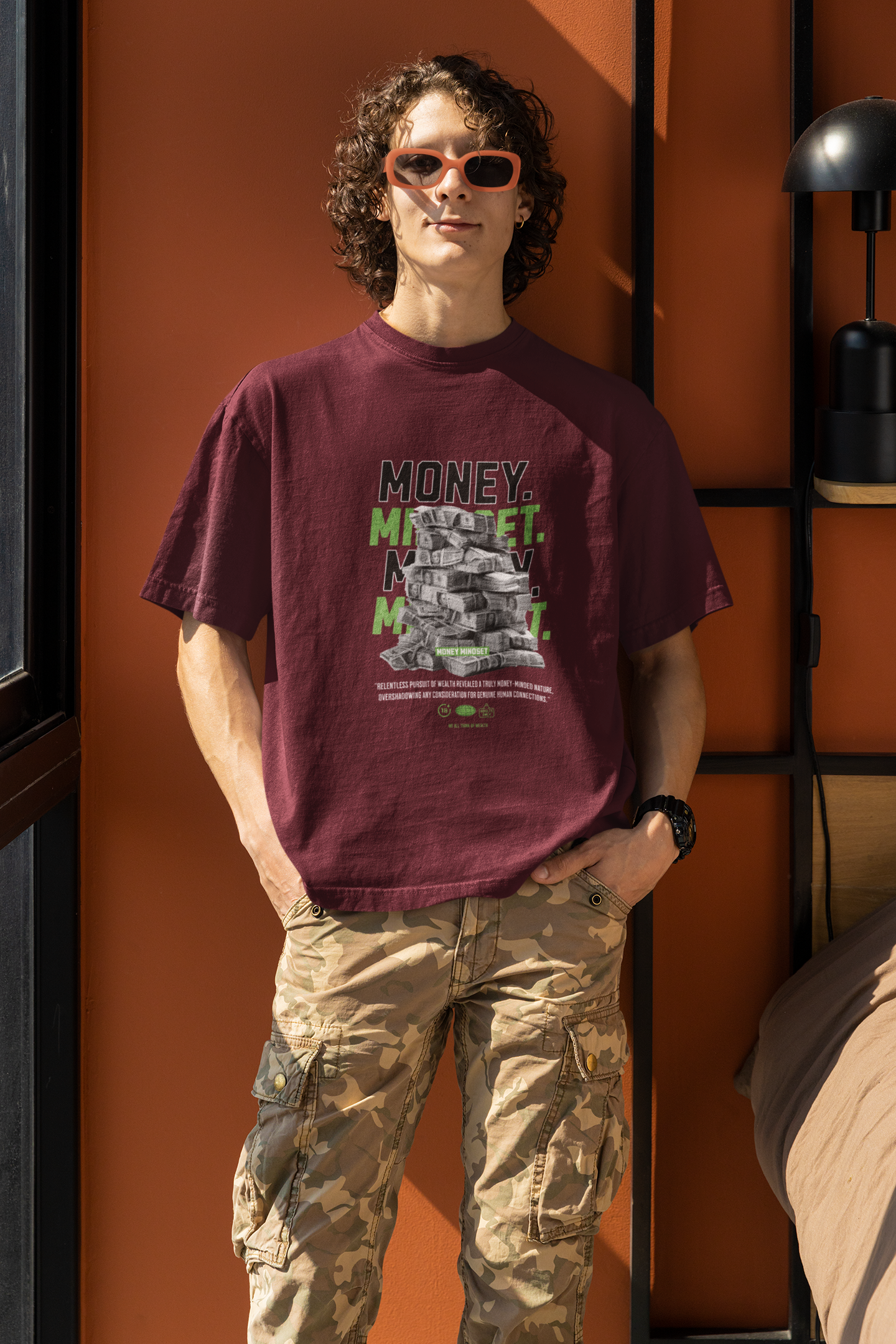 Money Magnet Unisex Terry Oversized Tee