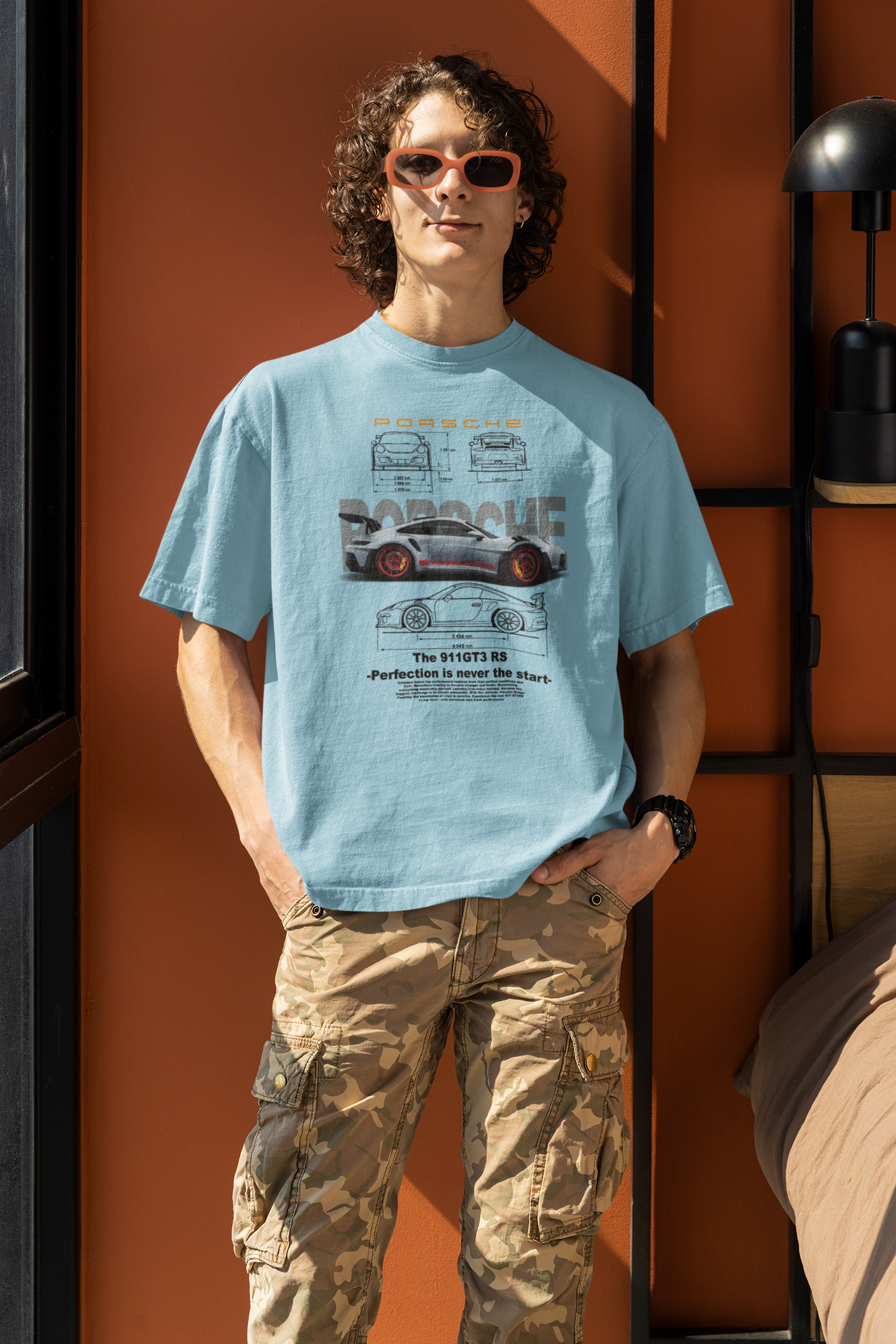 Porsche 911GT Unisex Oversized Classic T-Shirt