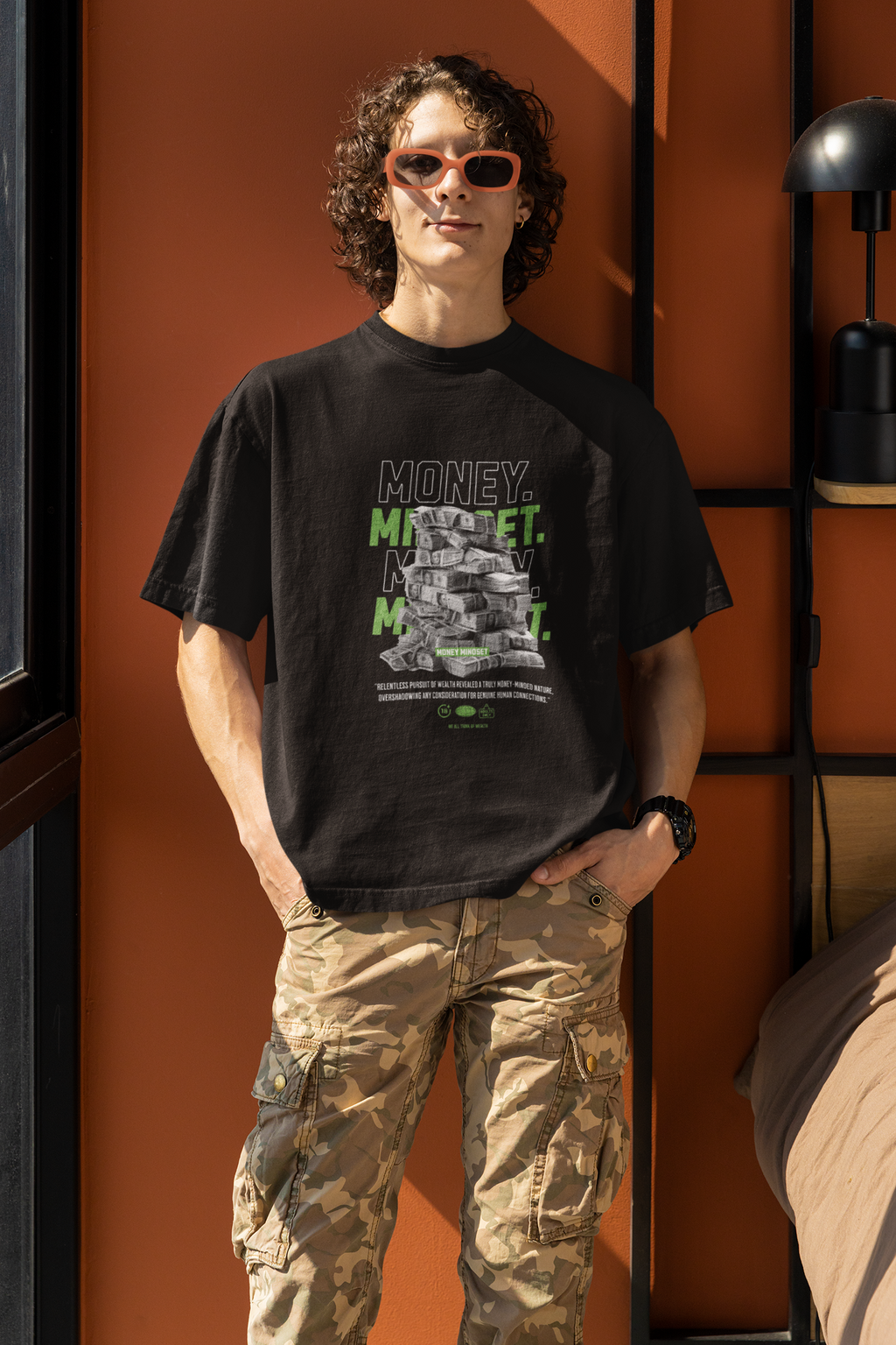 Money Magnet Unisex Terry Oversized Tee