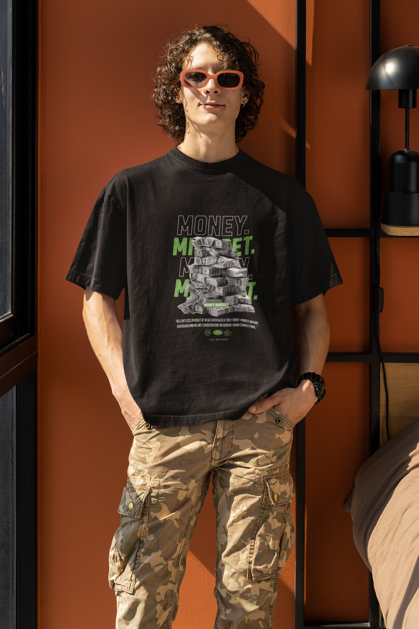 Money Magnet Unisex Terry Oversized Tee