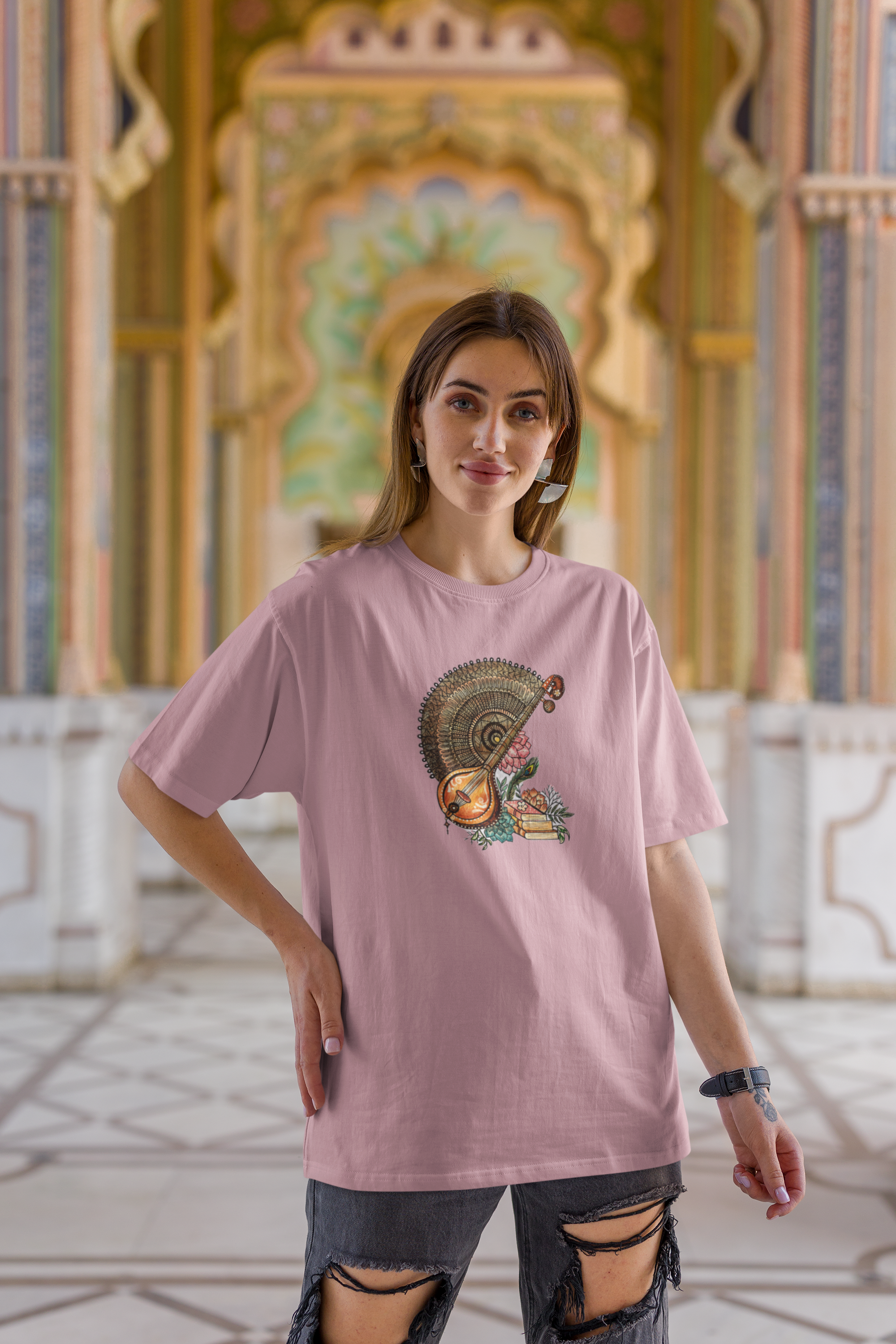 Veena Unisex Terry Oversized Tee