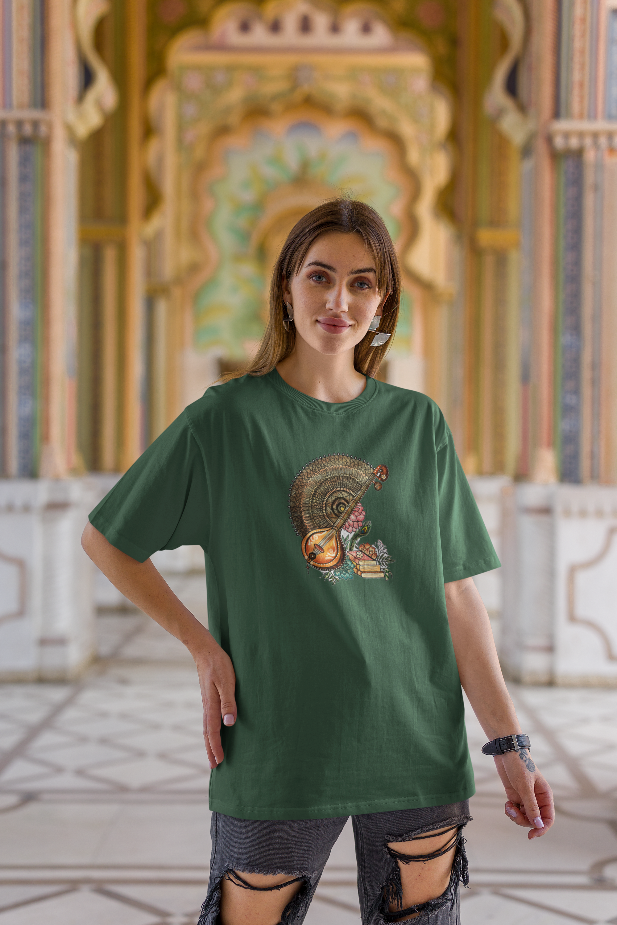 Veena Unisex Terry Oversized Tee