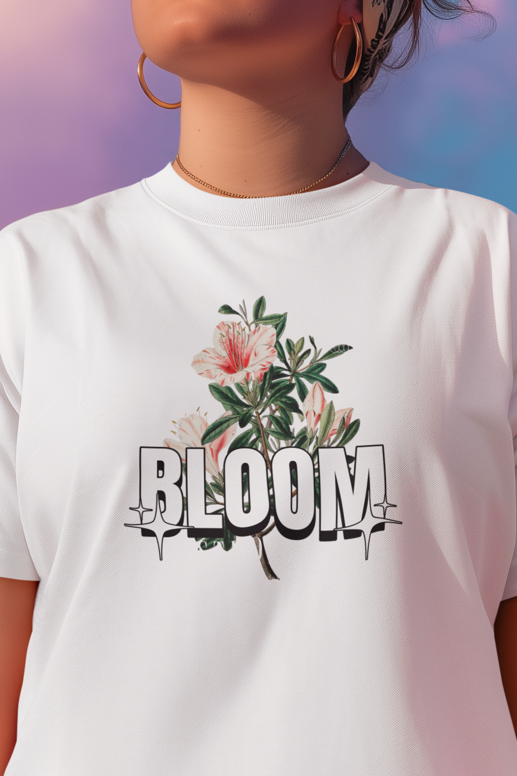 Bloom Stronger Women Terry Oversized Tee