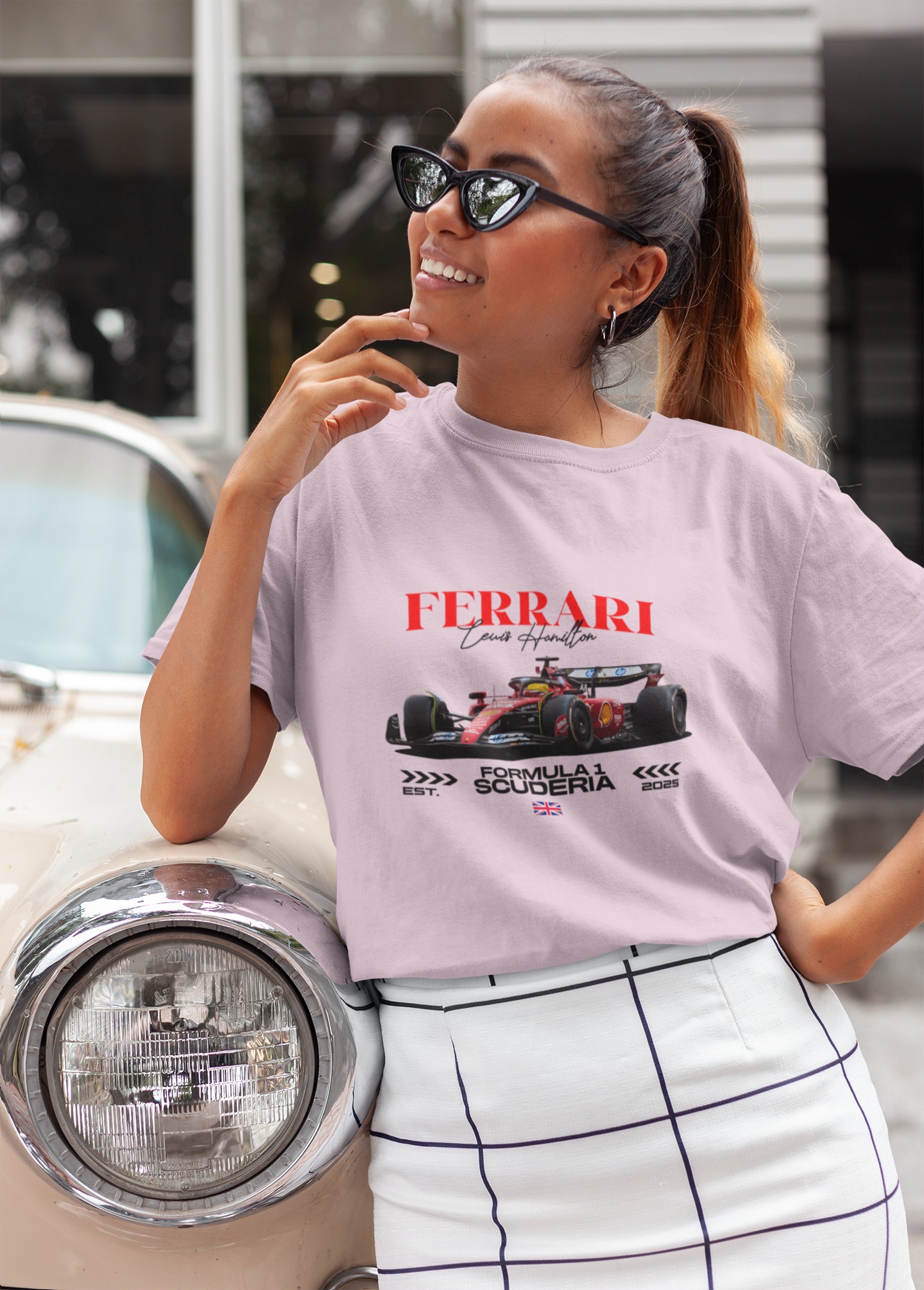 F1 Ferrari Unisex Terry Oversized Tee