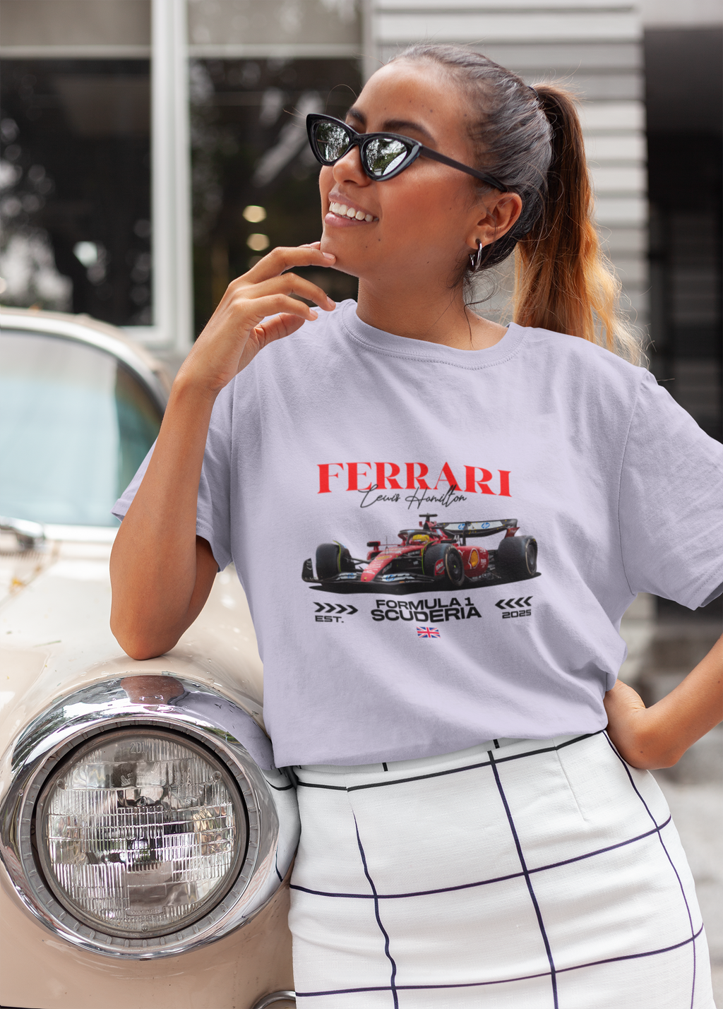 F1 Ferrari Unisex Terry Oversized Tee