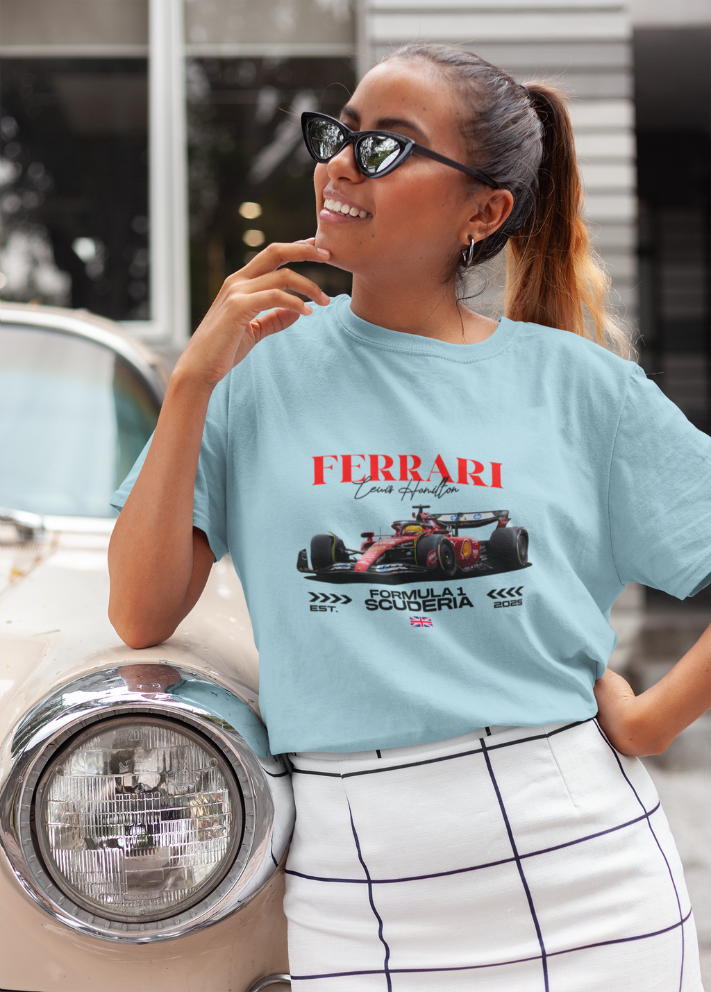 F1 Ferrari Unisex Terry Oversized Tee