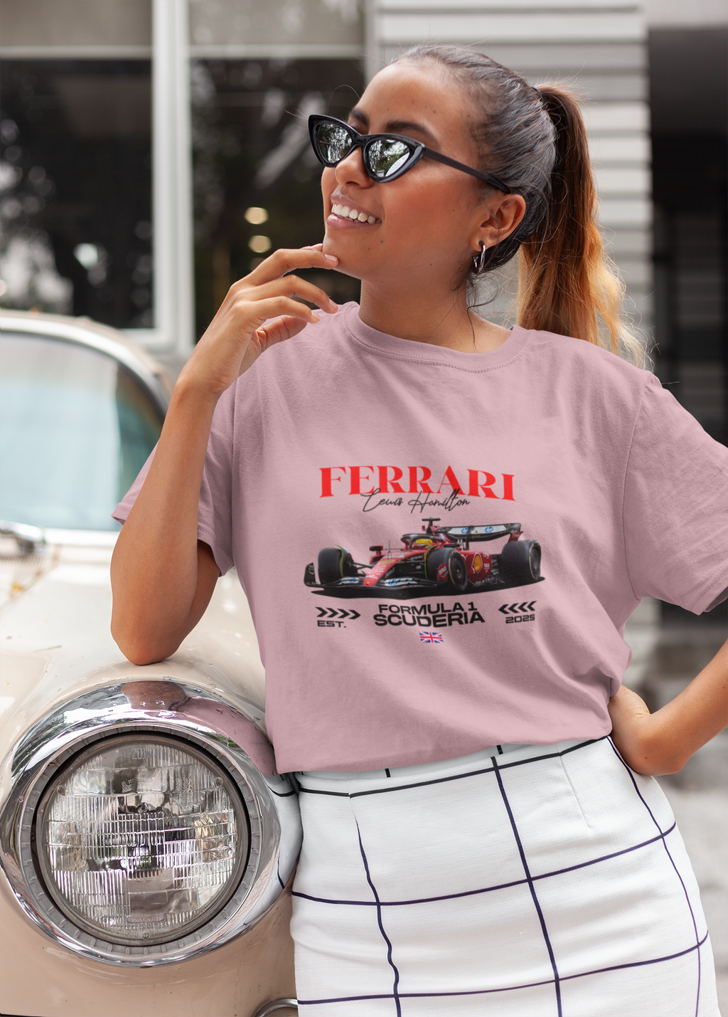 F1 Ferrari Unisex Terry Oversized Tee
