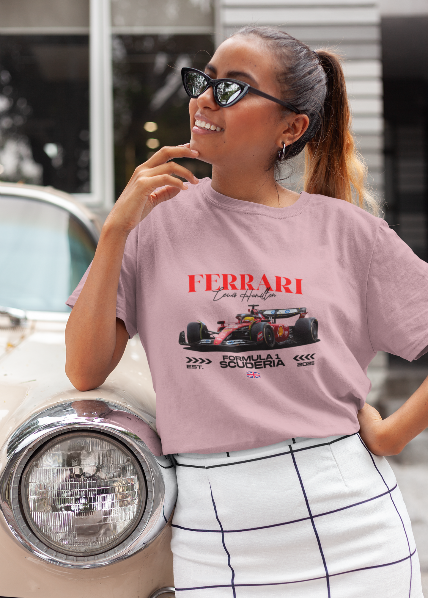 F1 Ferrari Unisex Terry Oversized Tee