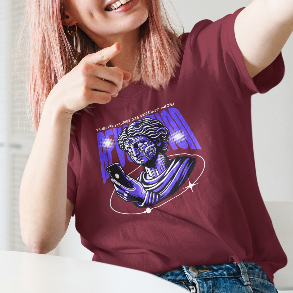 Revolution is now Unisex Oversized Classic T-Shirt