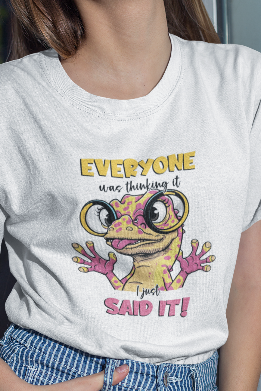 I just said it Unisex Terry Oversized Tee