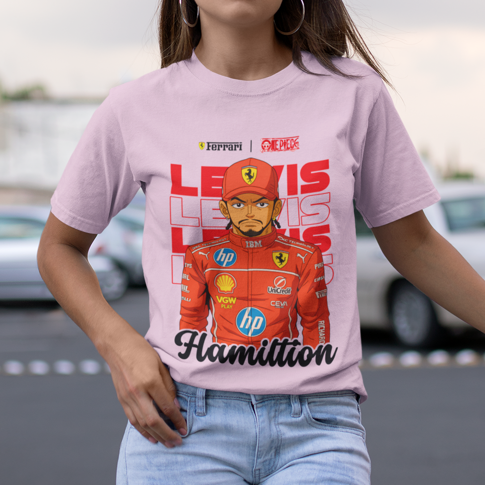 Ferrari Hamiltton Unisex Oversized Classic T-Shirt